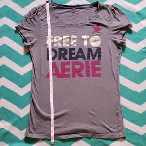 Aerie Grey Graphic Tee